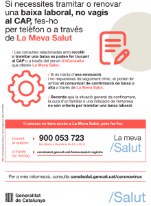 Cómo tramitar la baja laboral o el plan de medicación sin cita previa ...